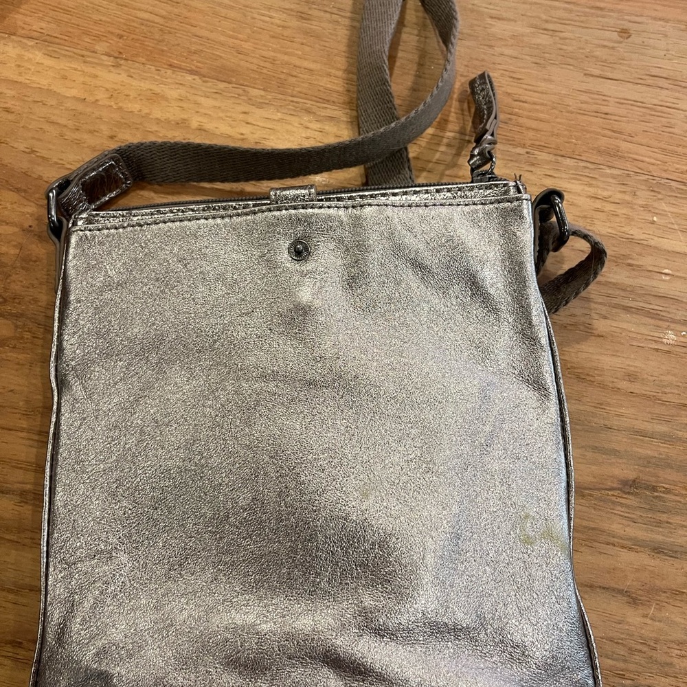 Silver Crossbody Bag